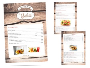 La Galette - Carte Menu restaurant - Méribel