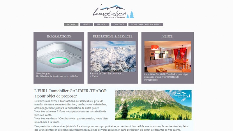 Site Immobilier Galibier Thabor